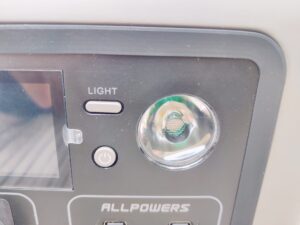 ALLPOWERS R600 Powerstation LED-Licht