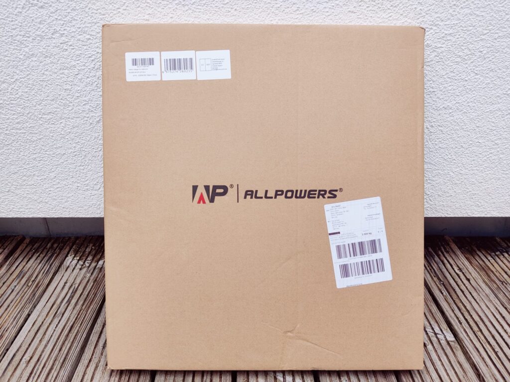 ALLPOWERS SP029 Solarpanel Verpackung