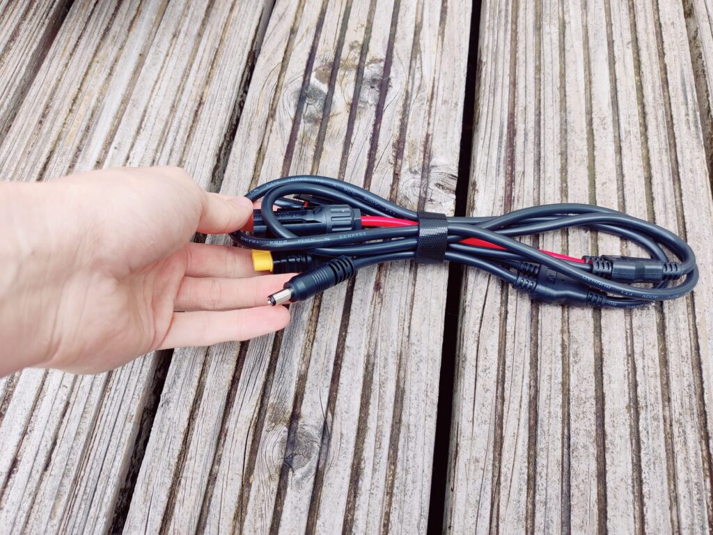 ALLPOWERS SP-027 Solarpanel mit Solarladekabel