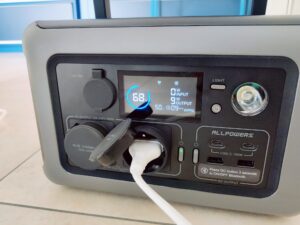 ALLPOWERS R600 Powerstation Test mit Ventilator 2