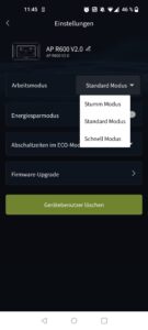 ALLPOWERS R600 Powerstation App Arbeitsmodus