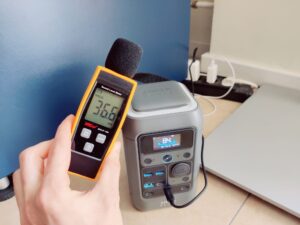 Anker SOLIX C300 DC Powerstation Lautstärke im Test