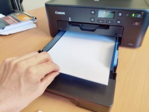 Canon PIXMA TS705a Tintenstrahldrucker mit Papier