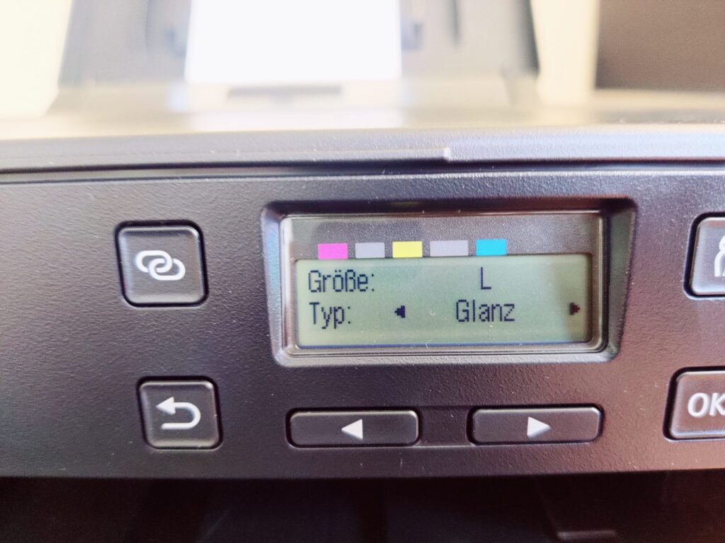 Canon PIXMA TS705a Tintenstrahldrucker Display Fotodruck