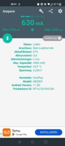 Varta 57978 Powerbank Ladestrom bei drei Geräten
