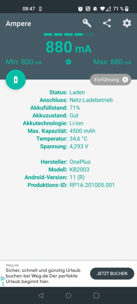 Varta 57978 Powerbank Ladestrom Output 2