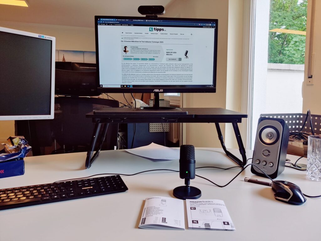 Amazon Basics AMZ-S6524A Mikrofon Übersicht Set-up