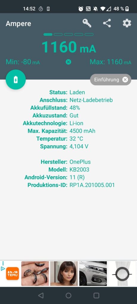 PdBest CA5-6 Powerbank Ladestrom Output 1