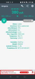 PdBest CA5-6 Powerbank Ladestrom bei vier Geräten