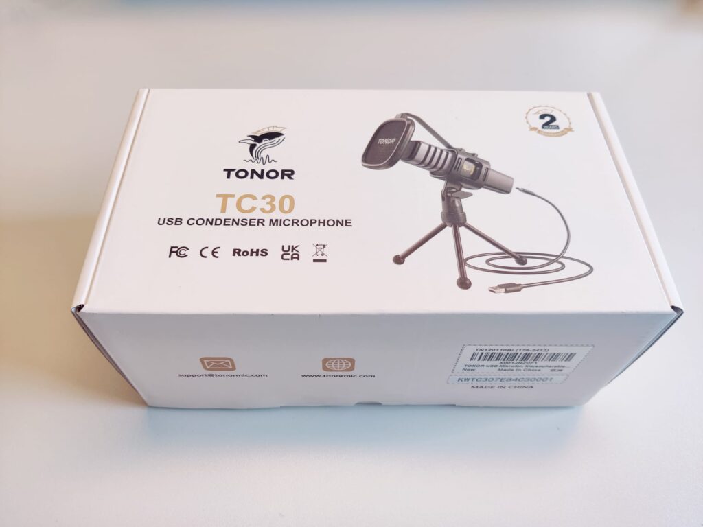 Tonor TC30 Mikrofon Verpackung
