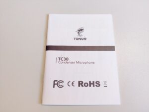 Tonor TC30 Mikrofon Bedienungsanleitung