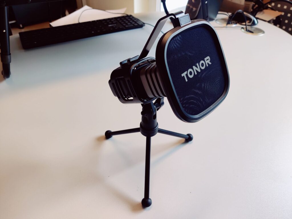Tonor TC30 Mikrofon aufgebaut