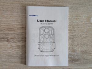 Anleitung der DEATTI DET T4 Wildkamera