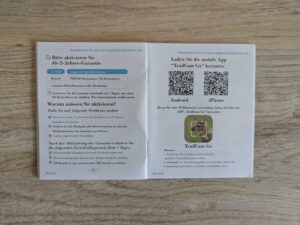 Anleitung der Maxdone PH970S Wildkamera geöffnet