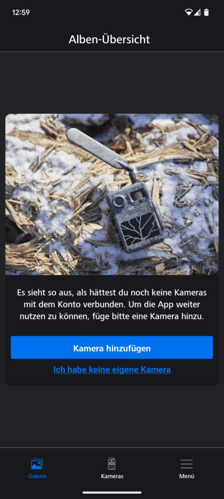 App der Zeiss Secacam 5 Wildkamera