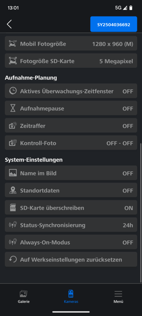 App der Zeiss Secacam 5 Wildkamera (6)