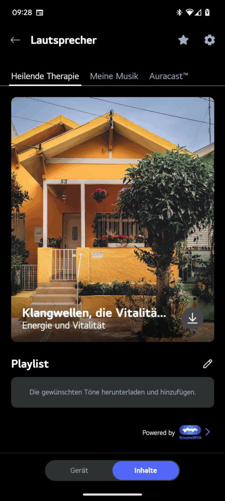 App des LG xboom Grab by will.i.am Bluetooth-Lautsprechers (2)