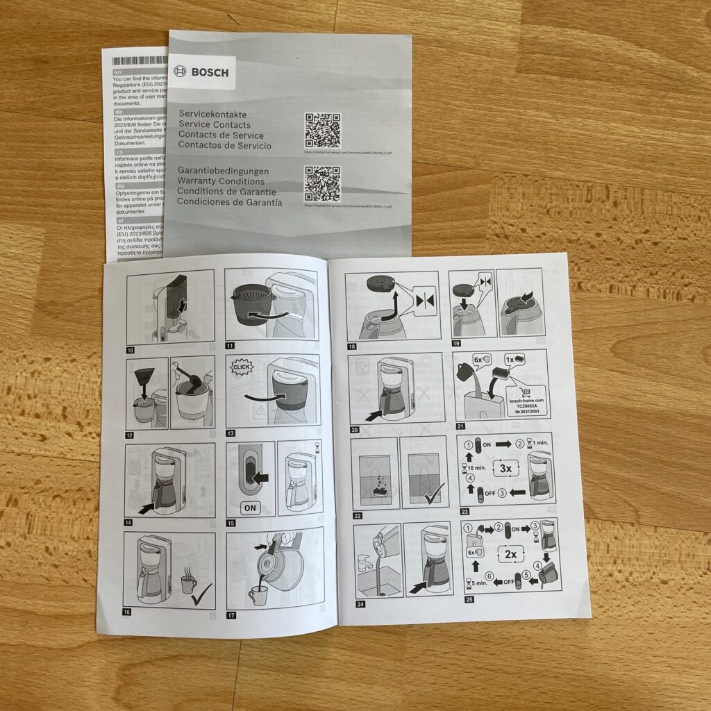 Bosch MyMoment Kaffeemaschine Anleitung