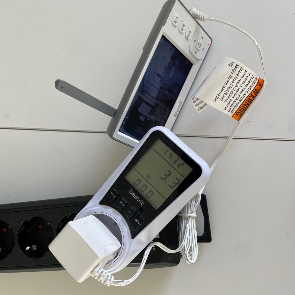 Blemil BL9046 Babyphone Verbrauch Bildschirm