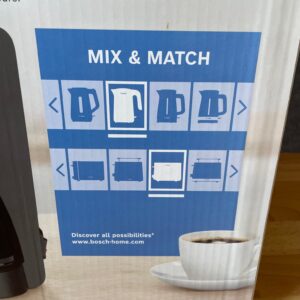 Bosch MyMoment Kaffeemaschine Karton seitlich
