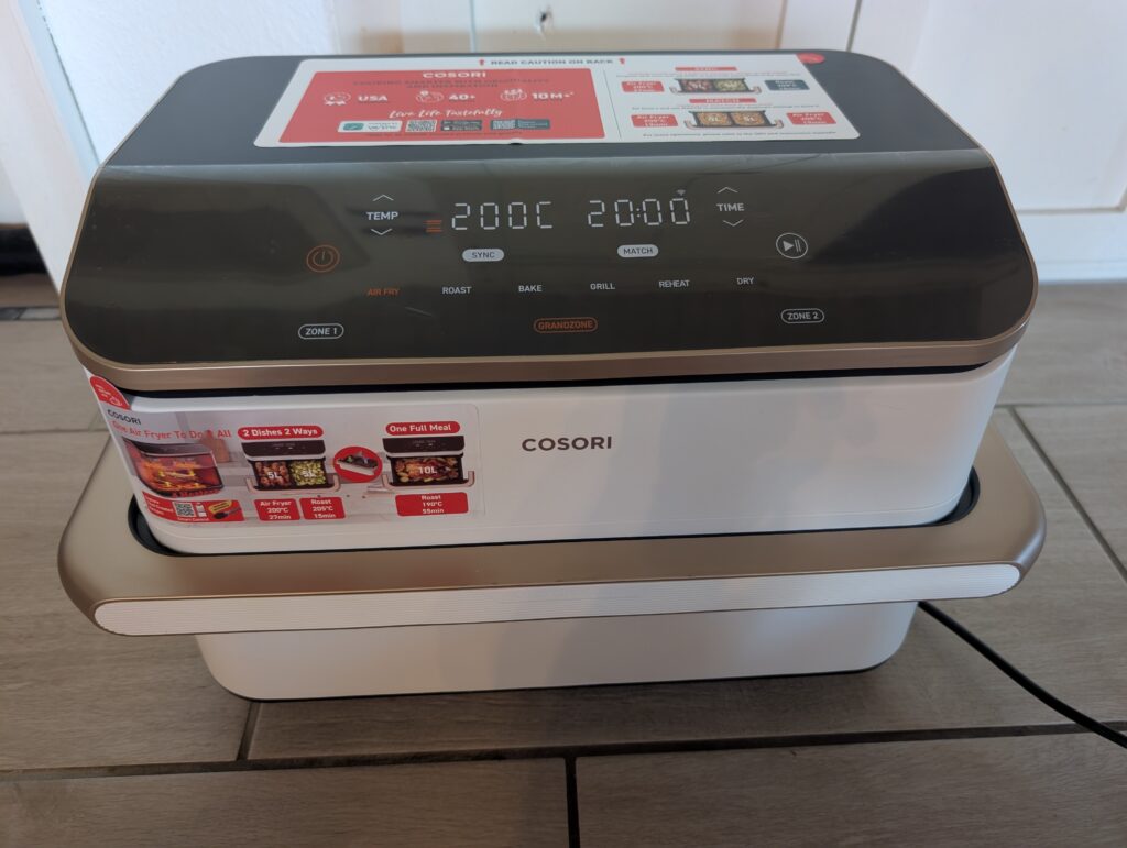COSORI DualBlaze TwinFry Heißluftfritteuse Ansicht frontal