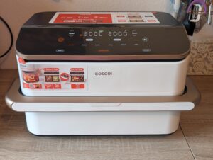 COSORI DualBlaze TwinFry Heißluftfritteuse in Betrie