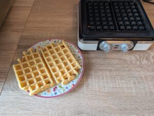 DOMO DO9280W Waffeleisen Waffeln gebacken