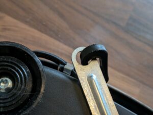 Dripex Vibrationsplatte von unten in der Nahansicht