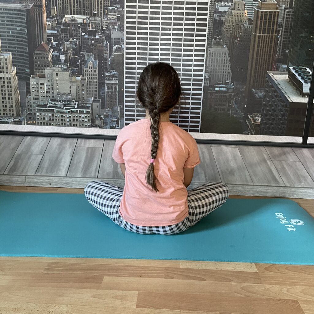 Enjoy Fit Yogamatte in Gebrauch