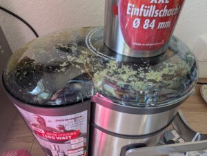 Gastroback Design Multi Juicer Digital Entsafter nach dem Entsaften 1
