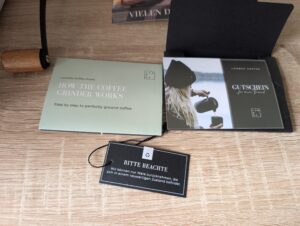 Lambda Coffee Kaffeemühle Dokumente