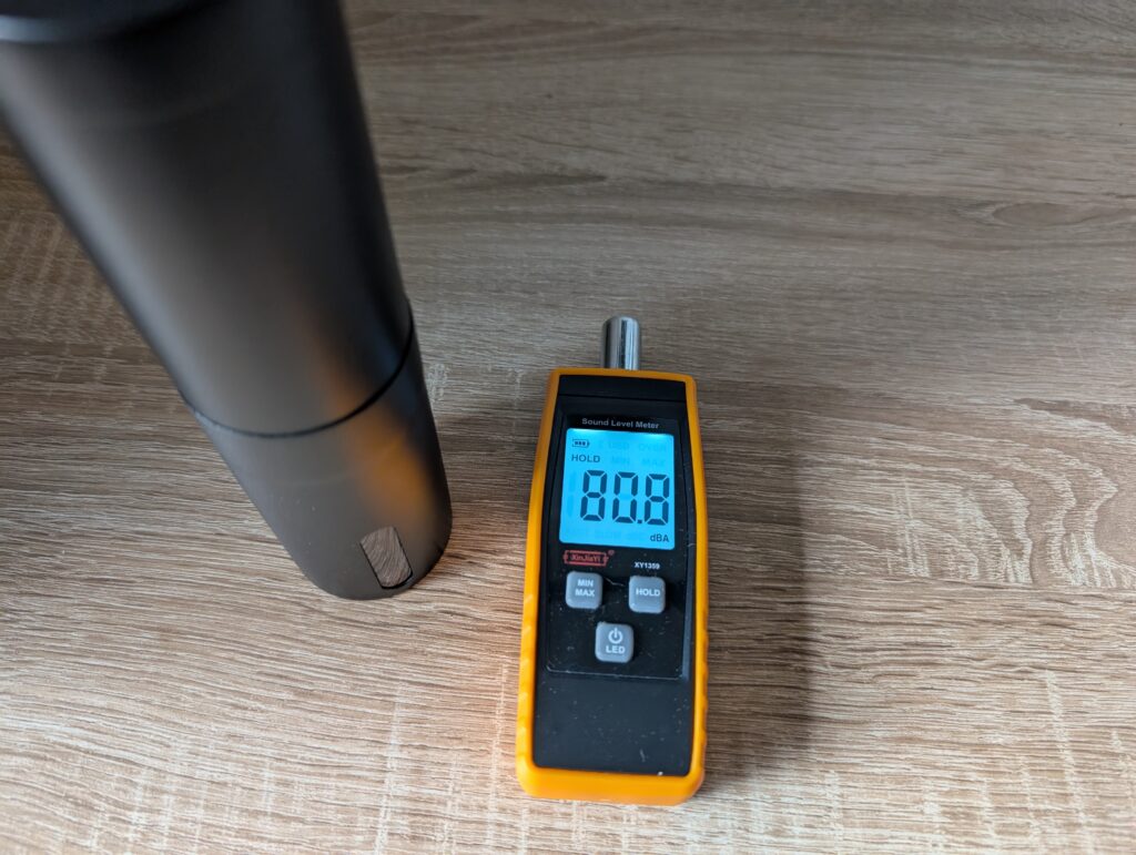 Lambda Coffee Kaffeemühle Lautstärke