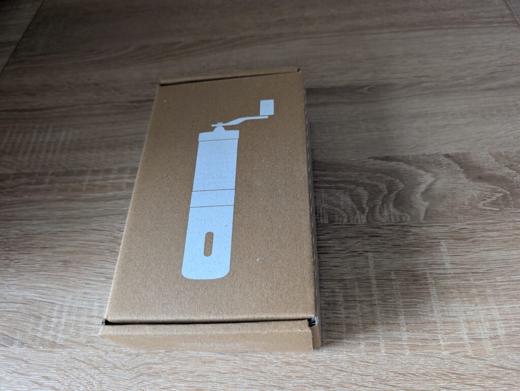 Lambda Coffee Kaffeemühle Verpackung liegend