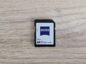 SD-Karte der Zeiss Secacam 5 Wildkamera