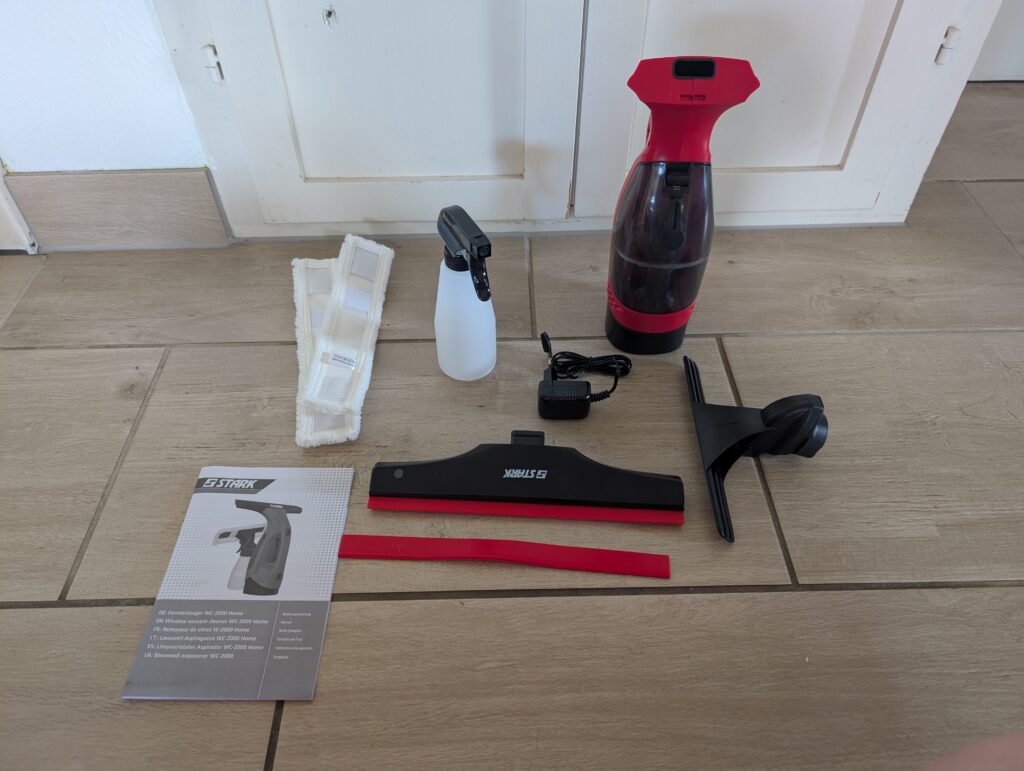 STARK WC-2000 HOME Fenstersauger Lieferumfang