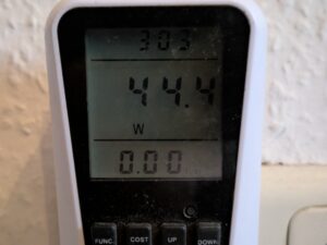 Stromverbrauch der Dripex Vibrationsplatte