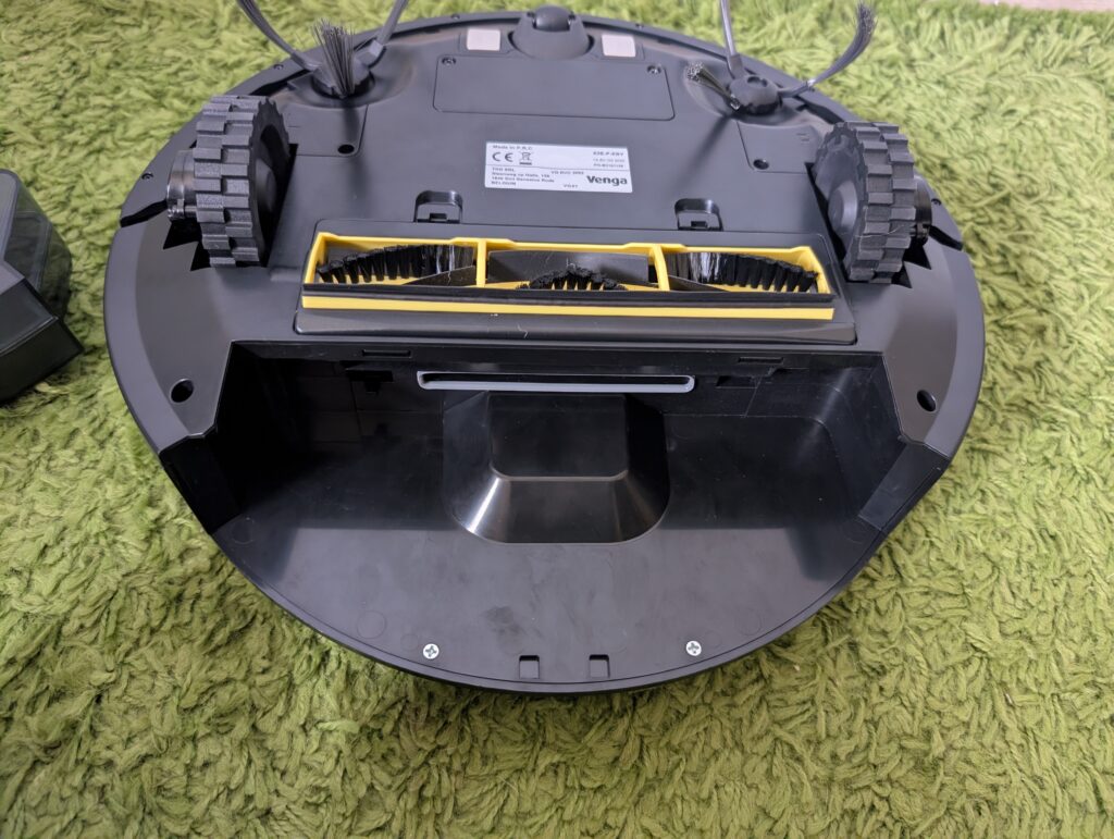 Venga VG RVC 3002 BK Wischroboter ohne Staubbehälter Ansicht von unten