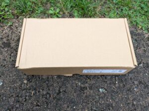 Verpackung Zubehör des Bosch EasyMower 18V-32-200 Akku-Rasenmähers