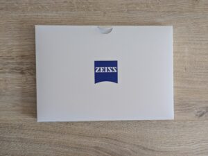 Verpackung der Anleitungen der Zeiss Secacam 5 Wildkamera