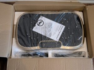 Verpackung der Dripex Vibrationsplatte geöffnet (2)