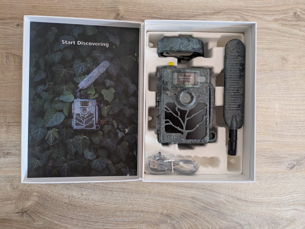 Verpackung der Zeiss Secacam 5 Wildkamera geöffnet (2)