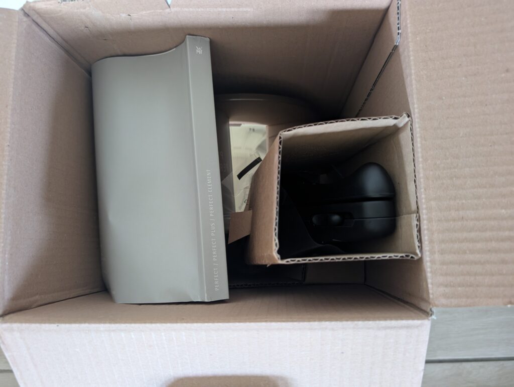 WMF Perfect One Pot Schnellkochtopf Verpackung geöffnet