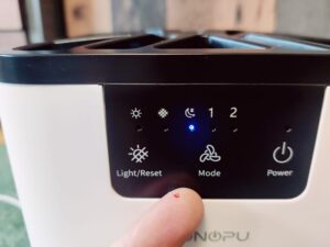 CONOPU DH-JH06 Luftreiniger Schlafmodus aktiv