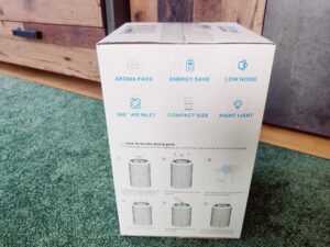 AIRTOK AP0601 Luftreiniger Verpackung seitlich