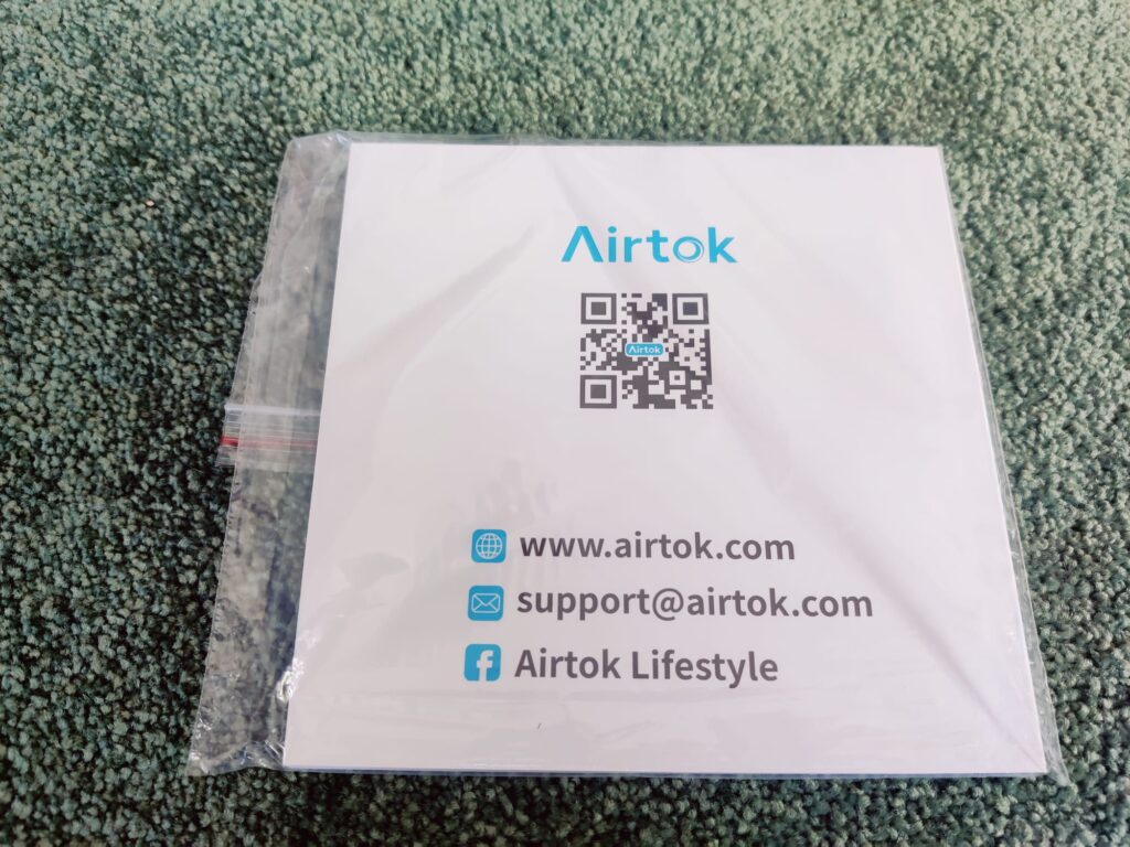 AIRTOK AP0601 Luftreiniger Bedienungsanleitung verpackt
