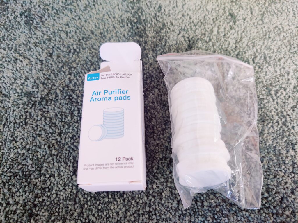 AIRTOK AP0601 Luftreiniger Aromapads ausgepackt