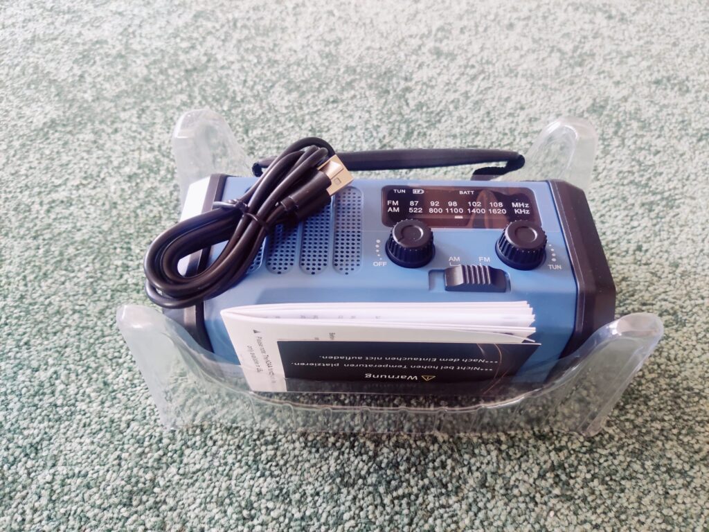 Zpincsipo XSY330 Kurbelradio in Plastikschale