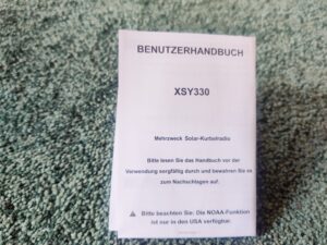 Zpincsipo XSY330 Kurbelradio Benutzerhandbuch