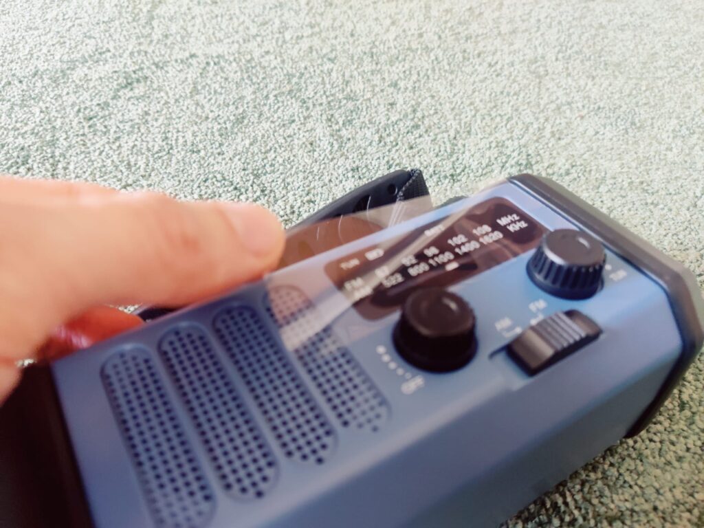 Zpincsipo XSY330 Kurbelradio Schutzfolie