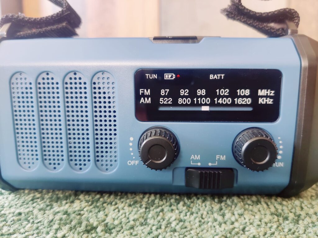 Zpincsipo XSY330 Kurbelradio Bedienfeld